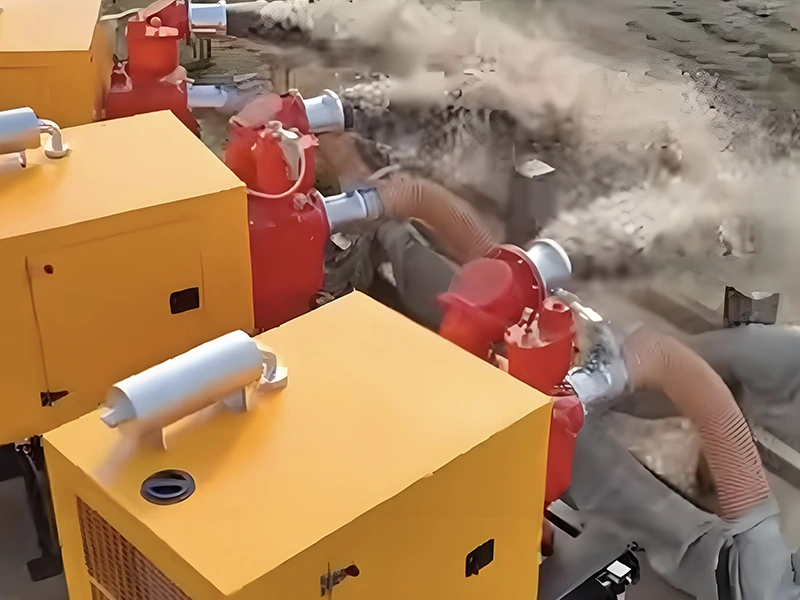 Ko nga Hua Waipuke Waipuke a Jianghe he Whakapai ake i te Whakapaipai i te Miihini Diesel Pump Wai Whakataihia hei Whakanuia i te Mahinga Waipuke Pai.